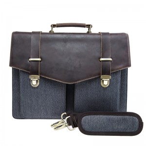 17SG-6549D Най-висококачествен дизайн истинска крава кожа мъже бизнес рамо чат куфар чанта за мъже